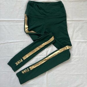 Victoria Secret Pink green leggings size s